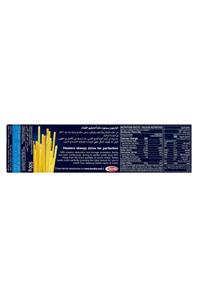 Barilla Spaghetti No.5 3 x 500 gPack Made from Durum Wheat Perfect for Everyday Italian Meals