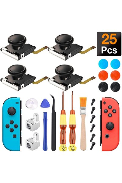 erorex Joycon Joystick Replacement Switch Analog Stick Parts Nintendo Switch Joy Con Controller Repair Kit