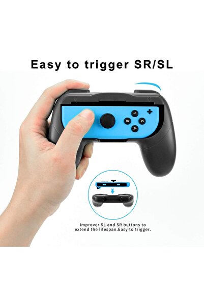 erorex Grips Nintendo Switch Joycon Controller 2 Pack Game Accessories Joy Con Handheld Joystick Remote