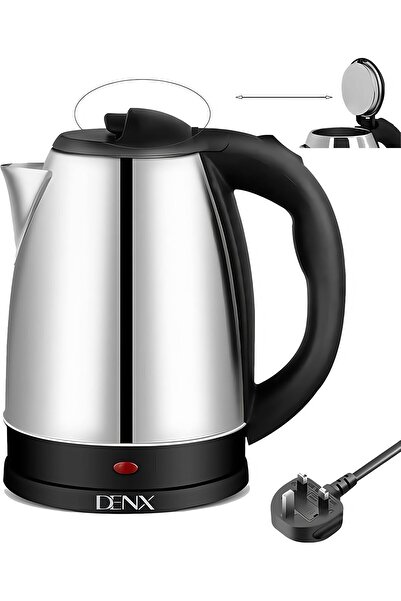 erorex 1500W 1.8L Stainless Steel Electric Kattle, Fast Boil, Tea Maker High-Speed Kettle, 360° Rotational