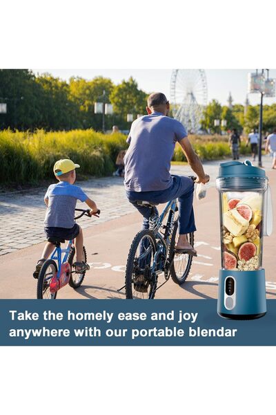 erorex 500Ml Powerful Personal Blender Lid, Go Shakes Smoothies Usb Rechargeable Blender Strong Stainless