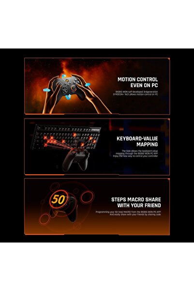 erorex عصي تحكم لاسلكية للتحكم بالحركة من جيل هول، 3 أزواج من عصي التحكم، مناسبة لأجهزة الكمبيوتر والهواتف المحمولة