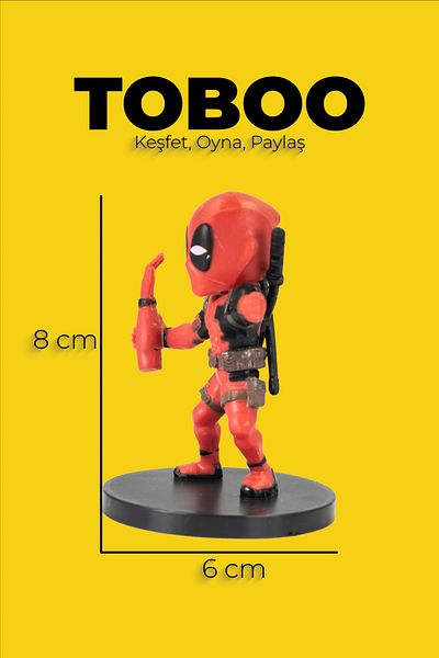 shop Deadpool Mini Figure – Humorous Design with Detachable Arm Accessory
