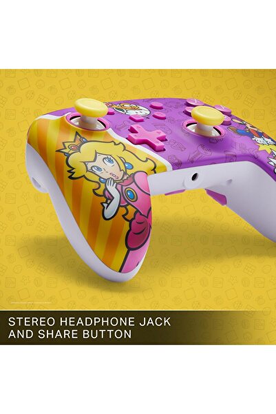 erorex Enhanced Wired Controller Nintendo Switch Oled Model Advance Gaming Buttons 3.5Mm Stereo Jack Anti