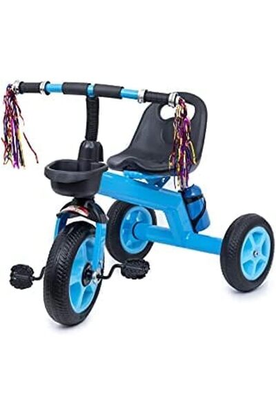 erorex دراجة ثلاثية العجلات للأطفال الرضع مع مقعد قابل للتعديل وسلة تخزين وعجلات هادئة ممتازة ومقبض مانع للانزلاق