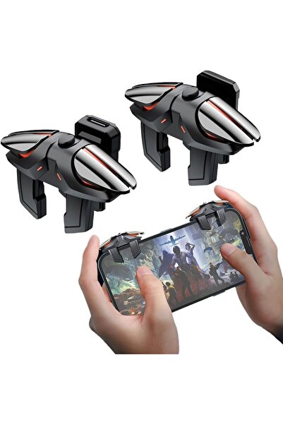 erorex Mobile Game Controller 4 Triggers – Quick Fire L1R1 L2R2 Buttons 5 Speed Shoot & Aim Ultra