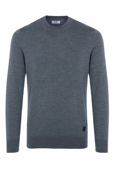 Iceberg Pánský svetr s kulatým výstřihem