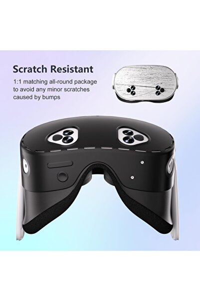 erorex Protector Cover Meta Quest 3S Vr Headset Accessories Silicone Lightweight Protective Shell Cover