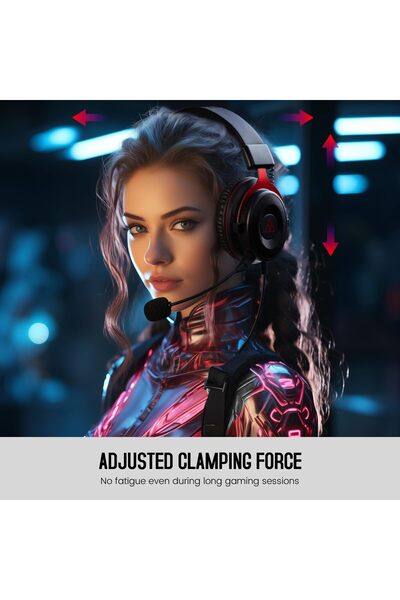 erorex Gaming Headset Ps4 Headset Wired Gaming Headphones Noise Cancelling Mic Over Ear Computer Headset