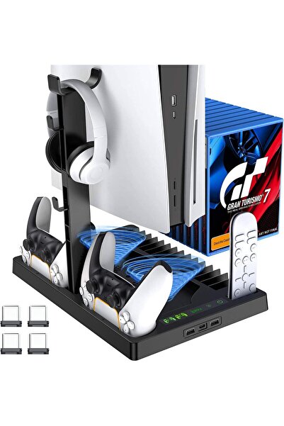 erorex مروحة تبريد شفطية لمنصة بلاي ستيشن 5، إصدار رقمي ووحدة تحكم فائقة الدقة، وحدة تحكم بلاي ستيشن 5