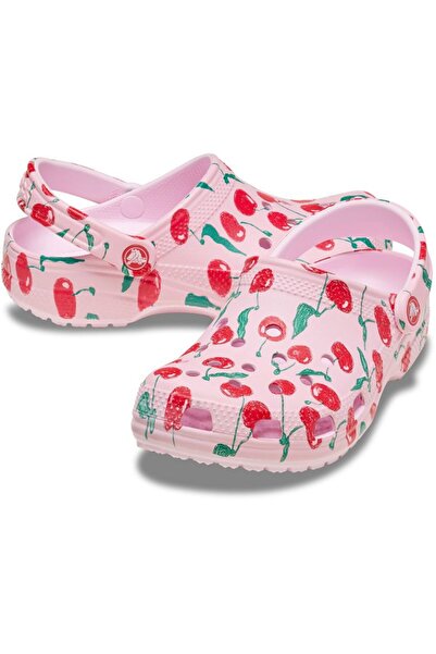Crocs Classic Fresh Fruits Clog Kadın Pembe Terlik 211008-6ZW