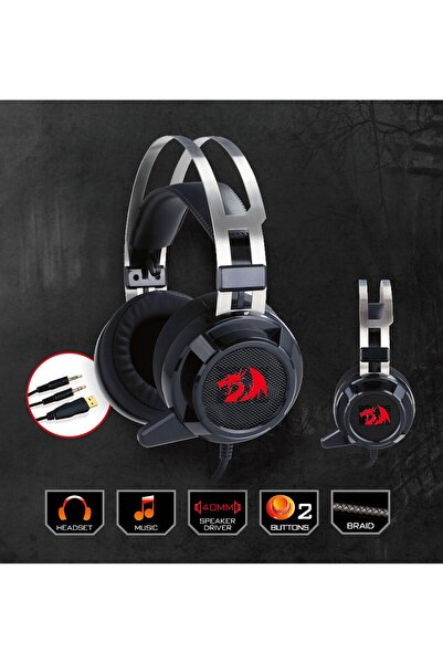 erorex H301 Siren2 7.1 Channel Surround Stereo Gaming Headset Over Ear Headphones Mic Individual Vibration