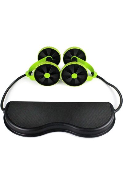 erorex جهاز تمارين البطن بكرة AB، حبل سحب AB Power Wheel، شريط مقاومة Crossfit Gym Muscle