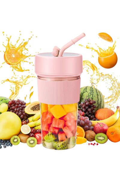 erorex Portable Blender Cup Travel Lid, Personal Blender, Mini Blender Juicer Cup Usb Charging, 350Ml