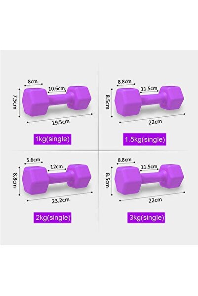 erorex Dumbbell Neoprene Dumbbell bell Ladies Fitness Dumbbell Weights,Set of 2 Fitness Dumbbell