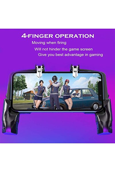 erorex وحدة تحكم ألعاب الهاتف المحمول وحدة تحكم إطلاق النار في Pubg Mobile L1R1 عصا التحكم حساسة للوحة ألعاب Pubg Aim