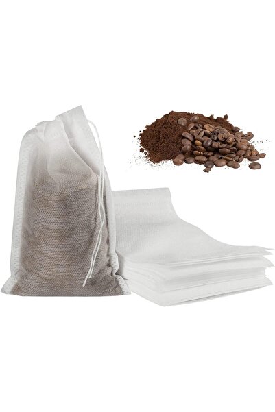 erorex 200 Pcs Cold Brew Bags, Fine Mesh Brewing Drawstring Pouches, Disposable Coffee Filter Bag Iced