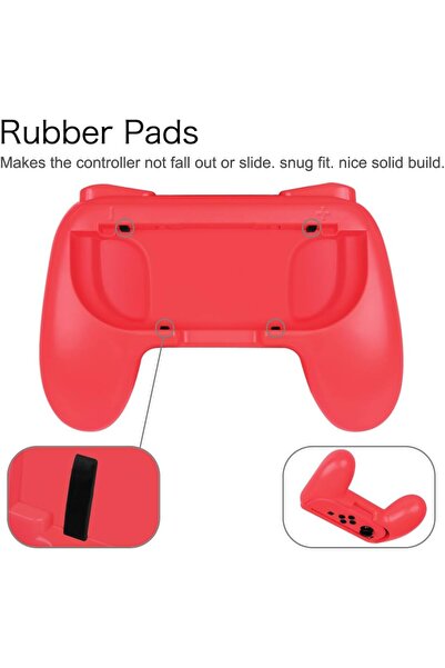 erorex Grip Nintendo Switch Oled Model 2021 / Switch 2017 Joy Con Wear Resistant Comfort Game Controller