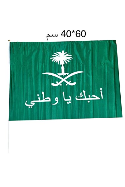 Mazaya علم المملكة العربية السعودية مقاس 60×40 سم عدد 6 قطعة للاحتفال بالعيد ...