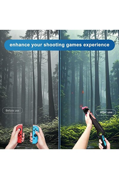 erorex Nintendo Switch Game Gun Controller 1 Pack Gun Handle Grip Hunting Games Nintendo Switch Call