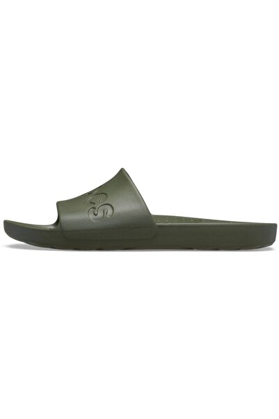 Crocs شبشب شاطئ رجالي باللون الكاكي