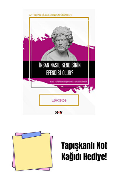 Say Yayınları İnsan Nasıl Huzur Bulur ? + Yapışkanlı Not Kağıdı