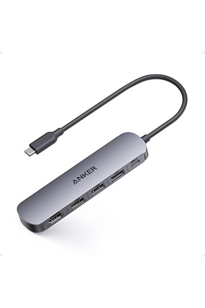 Anker USB-C Hub (5-in-1), 4K@30Hz HDMI, 100W Max Power Delivery, USB-C & USB-A Ports