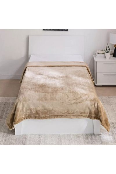 Home Box Snugsoft Flannel Double Layer Twin Blanket - 150x200 cm
