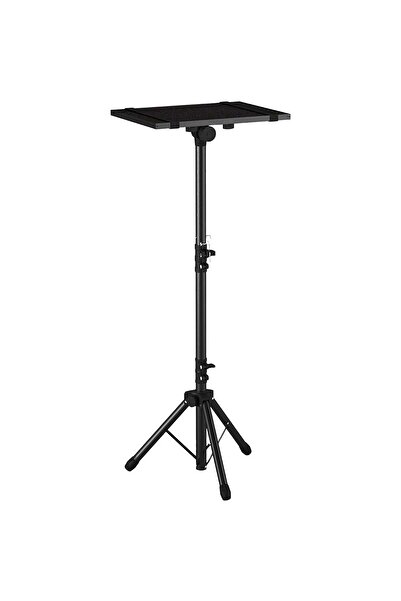 Elindor Trepied pentru proiector sau laptop, reglabil 58,5 cm - 118 cm, multifuncțional, negru