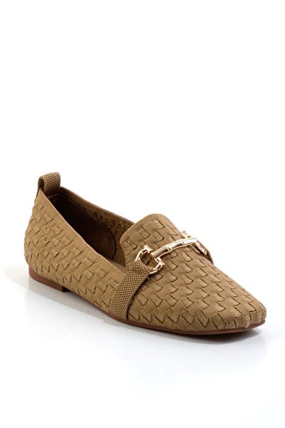 Bambi Taba Kadın Loafer Ayakkabı K01327020182