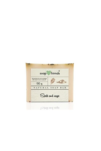 Soap&Friends St Hildegarda's Sage and Spelt Soap Bar |130g Natural Cleanse for Holistic Skin Wellness