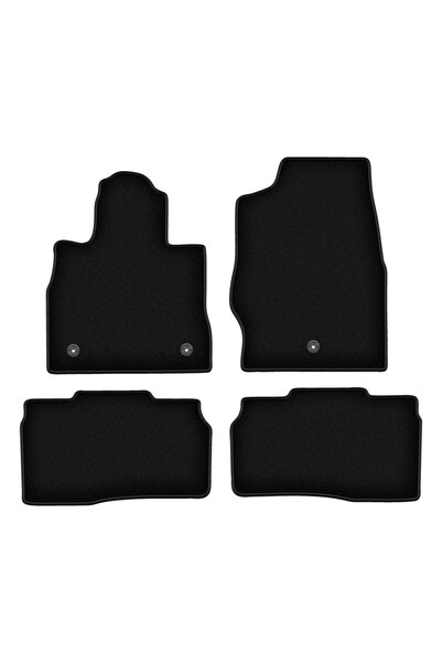 shumee Covorașe BASIC negre din velur pentru: Ford Explorer MK6 ST-Line pickup (2019-)