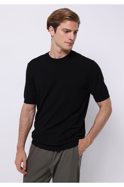 Colin's Regular Fit Men's Black Sweater