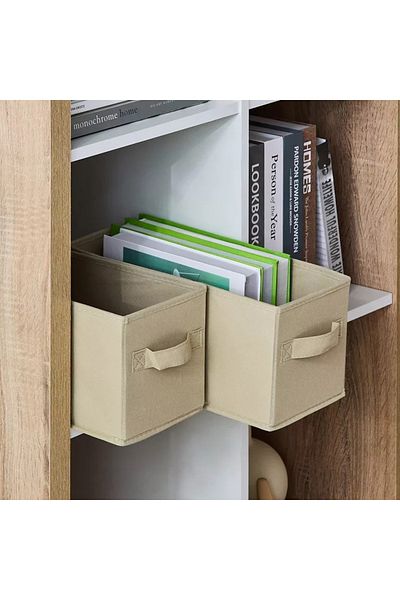 Home Box Olive Cube Fabric Box - 15.5x33x16.5 cm