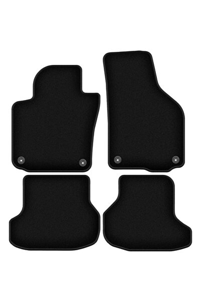 shumee Covorașe BASIC negre din velur pentru: Volkswagen Golf VI cabrio (2011...