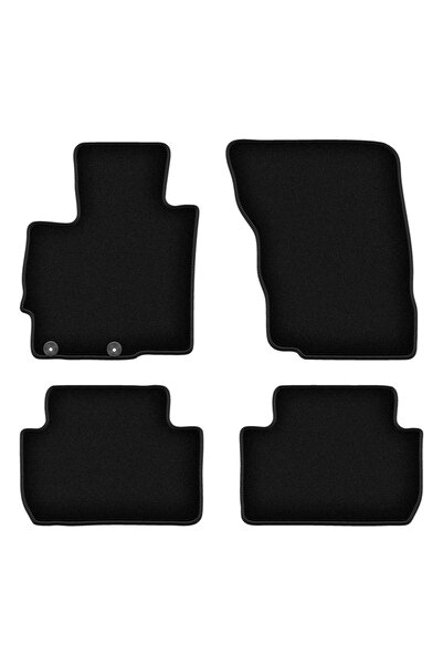 shumee Covorașe BASIC negre din velur pentru: Mitsubishi Eclipse Cross SUV (2...