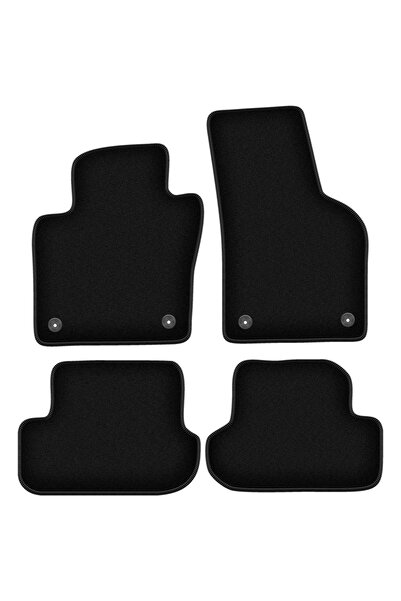 shumee Covorașe BASIC negre din velur pentru: Volkswagen Beetle cabrio, coupe...