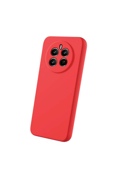 bestcase Husă premium din silicon pentru Realme 12 Pro, roșie