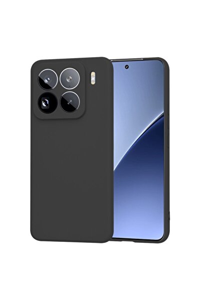 bestcase Husă subțire din silicon pentru Xiaomi 15 Pro, neagră mată