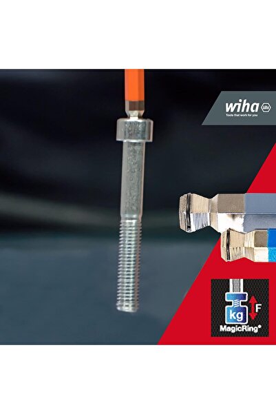 wiha Hex Key Set with MagicRing and Holder (1.5mm-10mm)