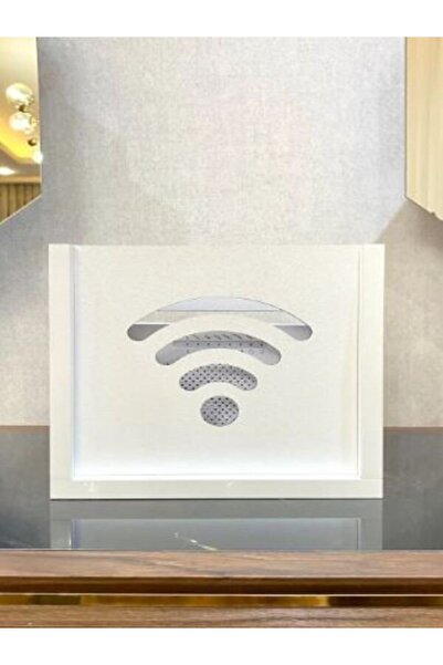 ROZBO 12x25x25 Modern Wi-Fi Modem Saklama Kutusu