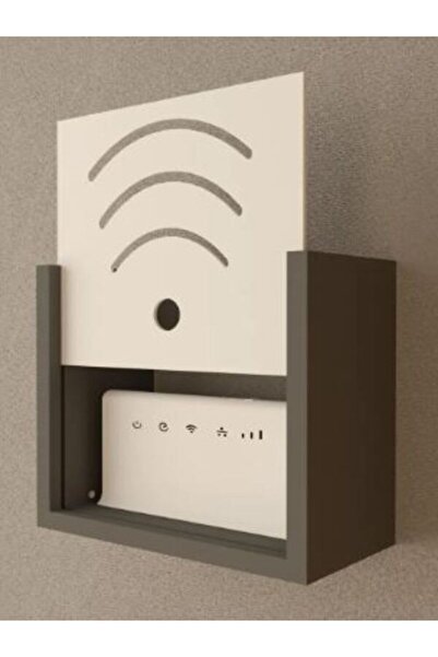 ROZBO 12x25x25 Modern Wi-Fi Modem Saklama Kutusu