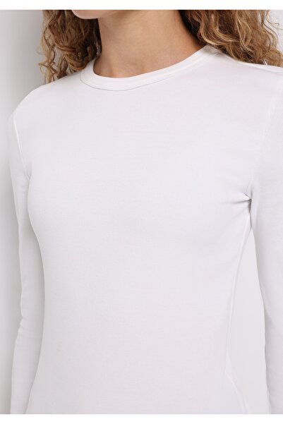 Colin's Slim Fit Γυναικείο μακρυμάνικο μπλουζάκι με στρογγυλή λαιμόκοψη