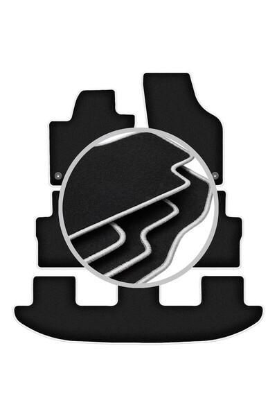 shumee Covorașe auto CARLUX-SILVER pentru: Seat Alhambra II monovolum (2010-)