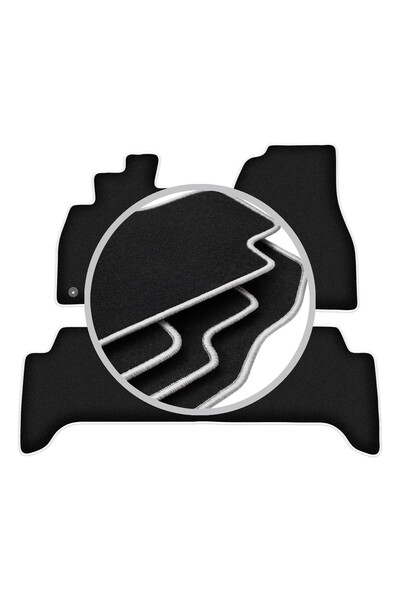 shumee Covorașe auto CARLUX-SILVER pentru: Toyota Land Cruiser J100 offroad (1998-2007)