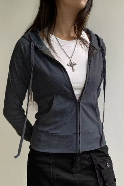 Karakedi Smoked 3 Thread Unsharded Y2K Cardigan