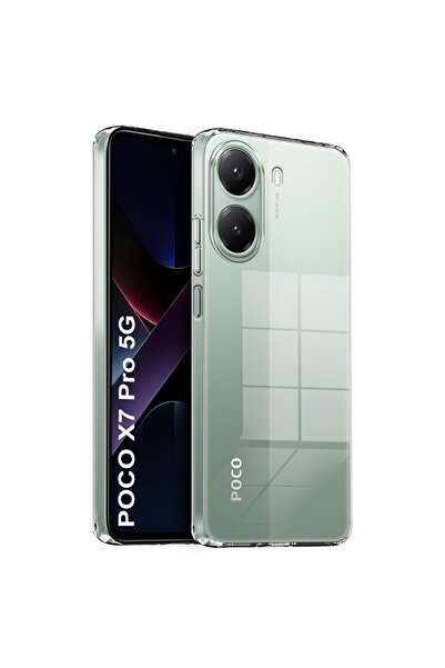 bestcase ® Clear Silicon 2MM Case For Poco X7 Pro 5G, Transparent