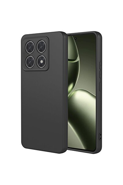 bestcase Husă premium din silicon pentru Xiaomi 14T Pro, neagră