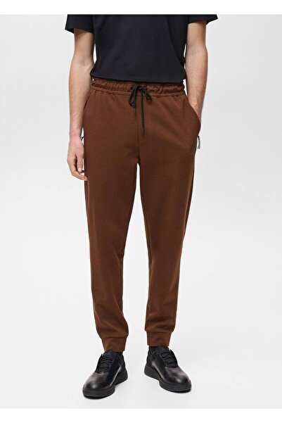 MANGO Man Ελαστική μέση COOLMAX ®   παντελόνι jogger