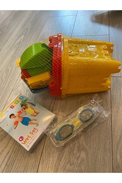 Toys Bucket Set and Oversleeve + Sea Goggles